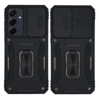 Θήκη Ring Armor CamShield Sonique για Samsung Galaxy A55 5G Μαύρο