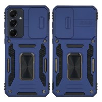 Θήκη Ring Armor CamShield Sonique για Samsung Galaxy A55 5G Μπλέ