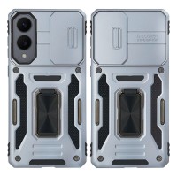 Θήκη Ring Armor CamShield Sonique για Samsung Galaxy S25 Edge Γκρι