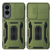 Θήκη Ring Armor CamShield Sonique για Samsung Galaxy S25 Edge Χακί