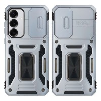 Θήκη Ring Armor CamShield Sonique για Samsung Galaxy S25 Plus Γκρι