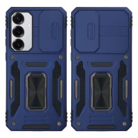 Θήκη Ring Armor CamShield Sonique για Samsung Galaxy S25 Plus Μπλέ