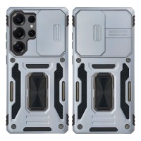 Θήκη Ring Armor CamShield Sonique για Samsung Galaxy S25 Ultra Γκρι
