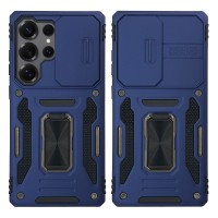 Θήκη Ring Armor CamShield Sonique για Samsung Galaxy S25 Ultra Μπλέ