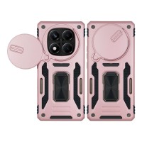 Θήκη Ring Armor CamShield Sonique για Xiaomi Redmi Note 14 Pro 4G Ροζ Χρυσό