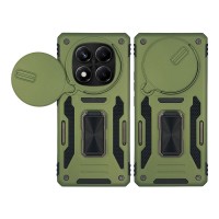 Θήκη Ring Armor CamShield Sonique για Xiaomi Redmi Note 14 Pro 4G Χακί