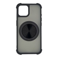 Θήκη Magnetic MagMatte Ring Sonique Apple iPhone 12 / iPhone 12 Pro Μαύρο
