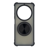 Θήκη Magnetic MagMatte Ring Sonique Xiaomi Redmi 14C 4G / Poco C75 4G / Redmi A4 5G Μαύρο