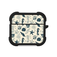 Θήκη Σιλικόνης Sonique Ocean Series για AirPods 3 Όστρακα