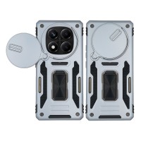 Θήκη Ring Armor CamShield Sonique για Xiaomi Redmi Note 14 Pro 4G Γκρι