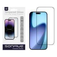 Hardy Glass Sonique Premium Series HD Full Cover 9H Apple iPhone 17 Air Μαύρο