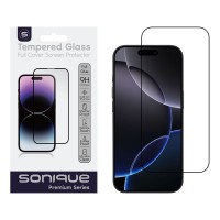 Hardy Glass Sonique Premium Series HD Full Cover 9H Apple iPhone 17 Pro Μαύρο