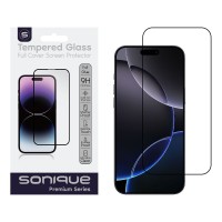 Hardy Glass Sonique Premium Series HD Full Cover 9H Apple iPhone 17 Pro Max Μαύρο