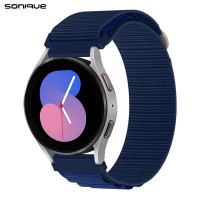 Λουράκι Nylon Alpine Loop Band Sonique 20mm για Samsung, Huawei, Amazfit, Xiaomi, Honor Μπλέ