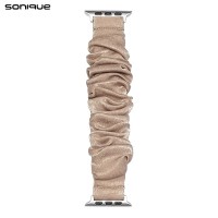 Λουράκι Scruncie Band Sonique για Apple Watch (42/44/45/49MM) Μπεζ