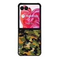 Θήκη Sonique Camouflage Army Series για Motorola Motorola Razr 50 Ultra Πράσινο 01