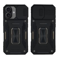 Θήκη Ring Armor CamShield Sonique για Apple iPhone 17 Μαύρο