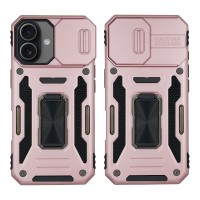 Θήκη Ring Armor CamShield Sonique για Apple iPhone 17 Ροζ Χρυσό
