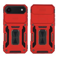 Θήκη Ring Armor CamShield Sonique για Apple iPhone 17 Air Κόκκινο