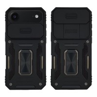 Θήκη Ring Armor CamShield Sonique για Apple iPhone 17 Air Μαύρο