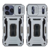 Θήκη Ring Armor CamShield Sonique για Apple iPhone 17 Pro Max Γκρι