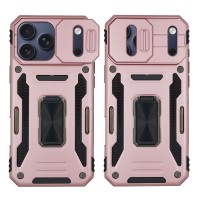 Θήκη Ring Armor CamShield Sonique για Apple iPhone 17 Pro Max Ροζ Χρυσό
