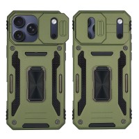 Θήκη Ring Armor CamShield Sonique για Apple iPhone 17 Pro Max Χακί