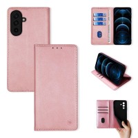 Θήκη Πορτοφόλι Vintage Magnet Wallet Sonique Samsung Galaxy A17 4G / Galaxy A17 5G Ροζ Χρυσό
