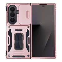 Θήκη Ring Armor CamShield Sonique για Samsung Galaxy Z Fold 7 Ροζ Χρυσό