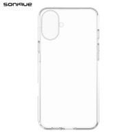 Θήκη Σιλικόνης Sonique Crystal Clear Apple (Big Hole) iPhone 17 Διάφανο