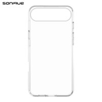 Θήκη Σιλικόνης Sonique Crystal Clear Apple (Big Hole) iPhone 17 Air Διάφανο