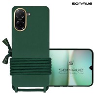 Θήκη Σιλικόνης με Κορδόνι CarryHang Sonique Xiaomi Redmi A5 4G (173.45mm) Πράσινο Σκούρο