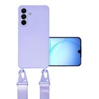 Θήκη Σιλικόνης με Strap CarryHang Sonique Samsung Galaxy A26 5G Λιλά