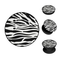 Pop Holder Sonique Animal Print Series Zebra