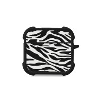 Θήκη Σιλικόνης Sonique Animal Print Series για AirPods 4 Zebra