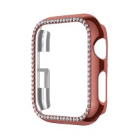 Θήκη Προστασία Luxury Diamond PC Sonique για Apple Watch 1/2/3 42mm Ροζ Χρυσό