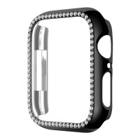 Θήκη Προστασία Luxury Diamond PC Sonique για Apple Watch 7/8/9 41mm Μαύρο