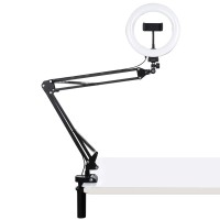 Ring Light LED Puluz 7.9" 20cm με Επιτραπέζια Βάση και Βάση Κινητού