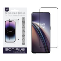 Hardy Glass Sonique Premium Series HD Full Cover 9H OnePlus Nord CE 5G Μαύρο