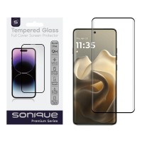 Curvy Glass Sonique Premium Series HD Full Cover 9H Motorola Edge 60 Pro 5G Μαύρο