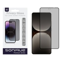 Privacy Glass Sonique Premium Series HD Full Cover 9H Xiaomi Redmi 15 4G / Redmi 15 5G Μαύρο
