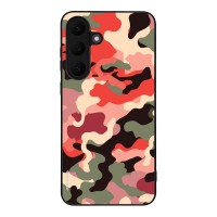 Θήκη Sonique Camouflage Army Series για Samsung Galaxy S25 FE Κόκκινο