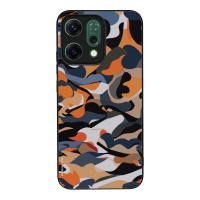 Θήκη Sonique Camouflage Army Series για Oppo Reno14 5G Πορτοκαλί