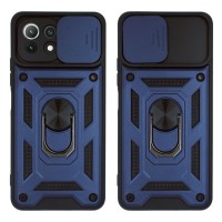 Θήκη Ring Armor CamPro Sonique για Xiaomi Mi 11 Lite 4G / Mi 11 Lite 5G Μπλέ