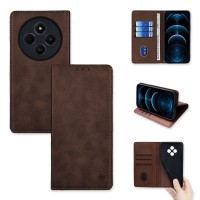 Θήκη Πορτοφόλι Vintage Magnet Wallet Sonique Xiaomi Redmi 14C 4G / Poco C75 4G / Redmi A4 5G Καφέ
