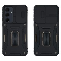 Θήκη Ring Armor CamShield Sonique για Samsung Galaxy A35 5G Μαύρο