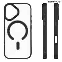 Θήκη Magnetic MagMetal Sonique Apple iPhone 17 Μαύρο