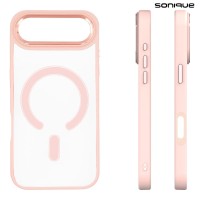 Θήκη Magnetic MagMetal Sonique Apple iPhone 17 Air Ροζ
