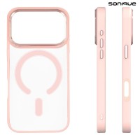 Θήκη Magnetic MagMetal Sonique Apple iPhone 17 Pro Max Ροζ