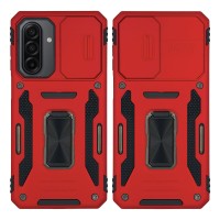Θήκη Ring Armor CamShield Sonique για Samsung Galaxy A17 4G / Galaxy A17 5G Κόκκινο